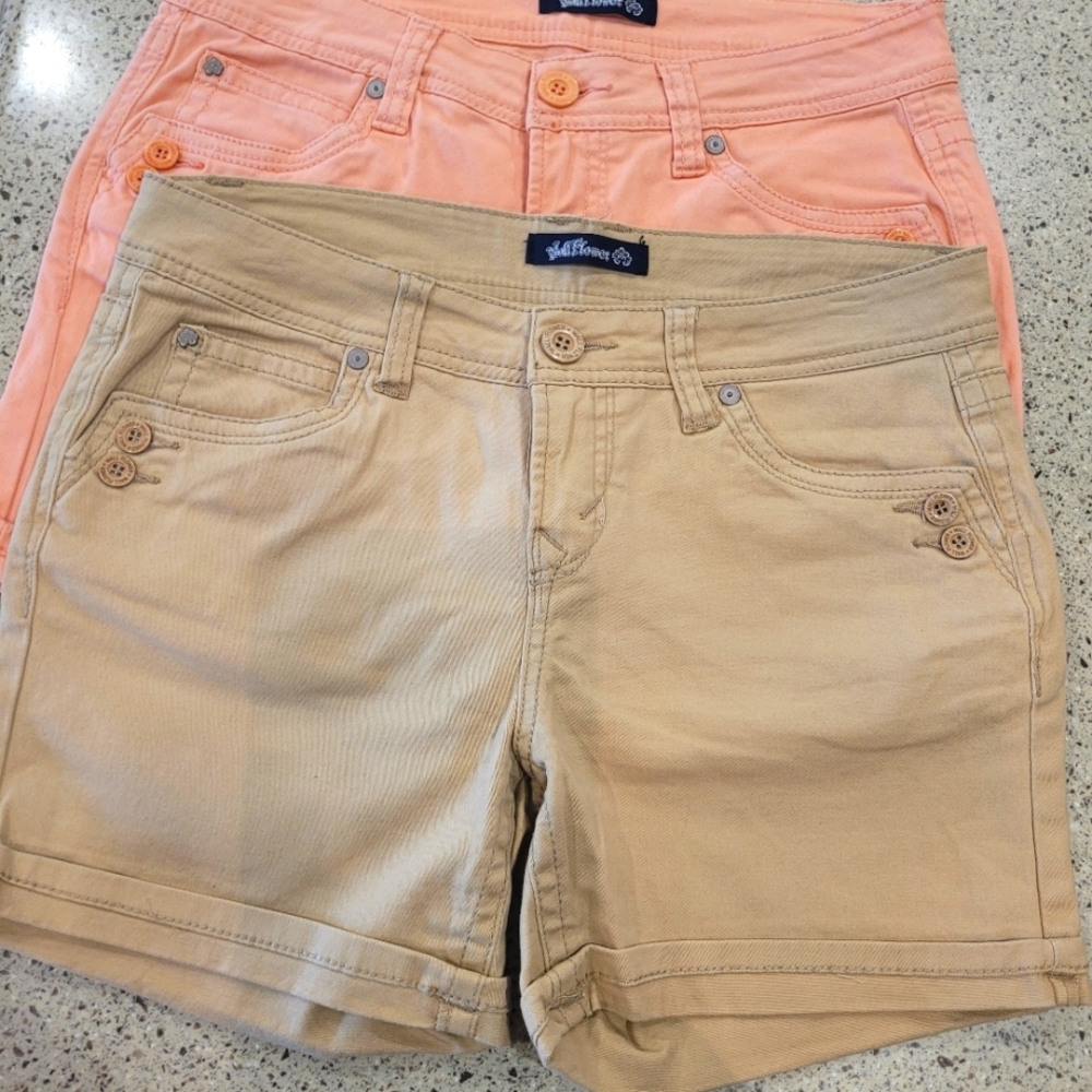 NWOT "WILDFLOWER" SUMMER SHORTS! 2 PAIR for $22. Never Worn!
